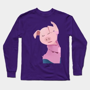 Rosseta singing pig Long Sleeve T-Shirt